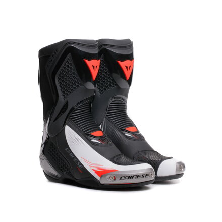 Dámske čižmy DAINESE Torque 4 čierne bielo červené fluo