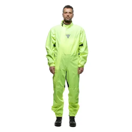 Nepremokavá ultraľahká kombinéza DAINESE Rain žltá fluo