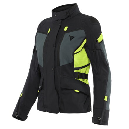 Dámska bunda DAINESE Carve Master 3 Gore-Tex® čierno sivo fluo žltá