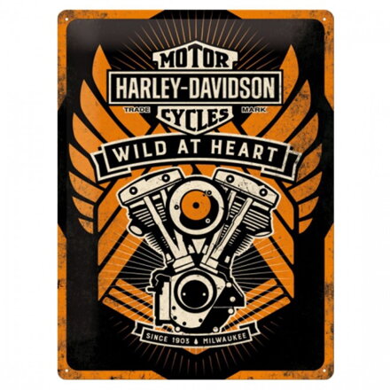 Tabuľka HARLEY DAVIDSON Wild At Heart