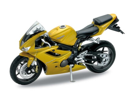 WELLY Model TRIUMPH DAYTONA 675 1:18 (12822) žltý