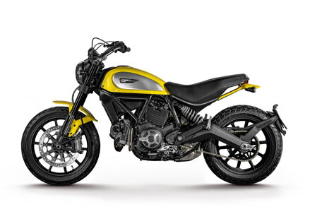 MAISTO Model DUCATI Scrambler 1:18 žltý