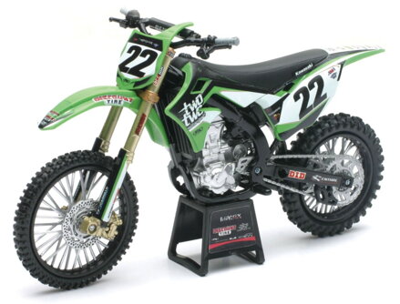 Model KAWASAKI KX450F "Two Two Motorsports" Chad Reed #22 1:6 (49493)