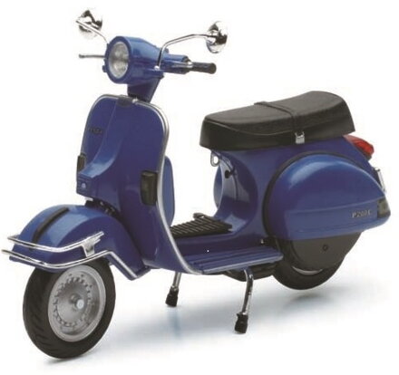 Model VESPA P200E del 1978 1:12 modrý (42213)