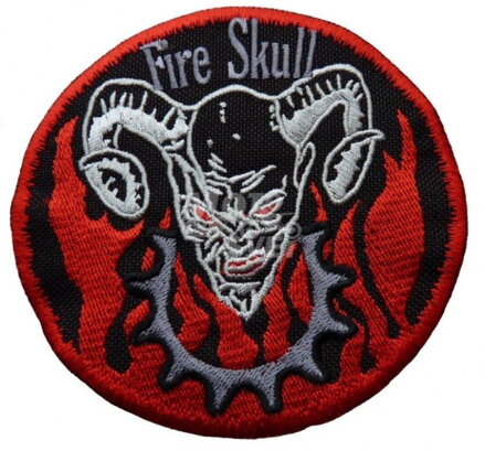 Nášivka Fire Skull I