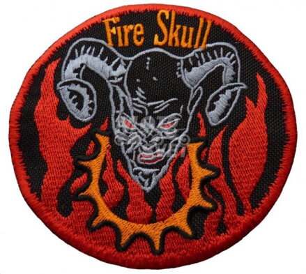 Nášivka Fire Skull III