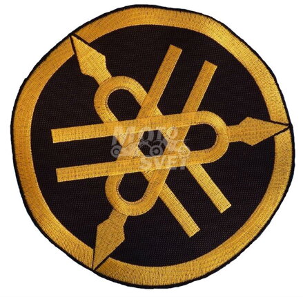 Nášivka YAMAHA logo veľké žlto-čierne