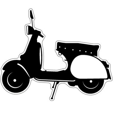 Nálepka Motorkár SCOOTER