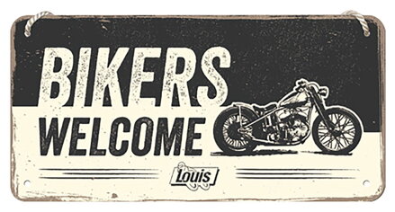 Parkovacia tabuľka Bikers Welcome