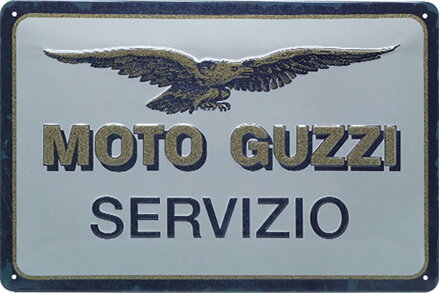 Parkovacia tabuľka Moto Guzzi Servizio