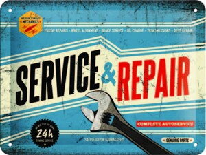 Parkovacia tabuľka Service and Repair 