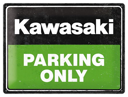 Parkovacia tabuľka KAWASAKI Parking only