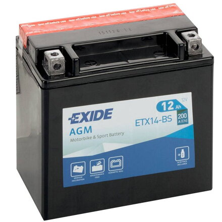 Akumulátor EXIDE YTX14-BS