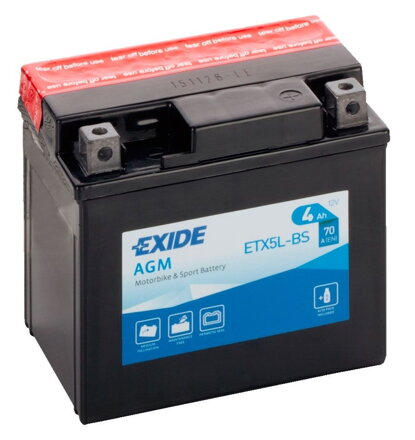 Akumulátor EXIDE YTX5L-BS