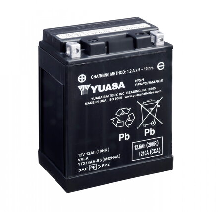 Akumulátor YUASA YTX14AH-BS