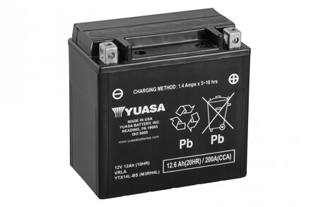 Akumulátor YUASA YTX14L-BS