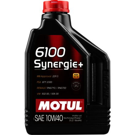 MOTUL 6100 SYNERGIE+ 10W40 2L