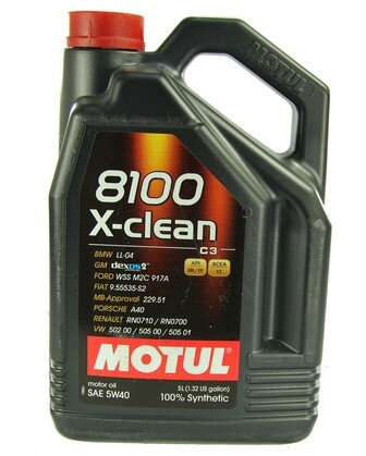 MOTUL 8100 XCLEAN 5W40 5L