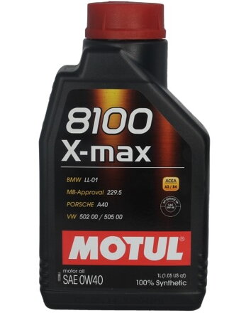 MOTUL 8100 XMAX 0W40 1L