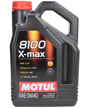 MOTUL 8100 XMAX 0W40 4L