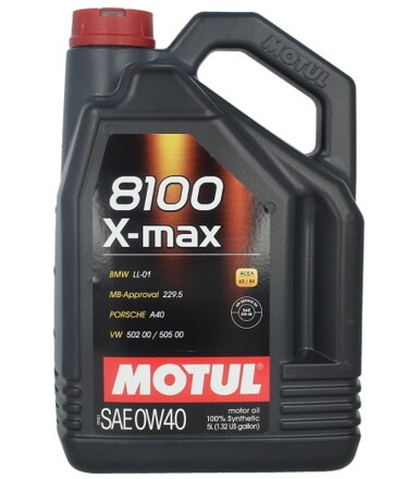 MOTUL 8100 XMAX 0W40 5L