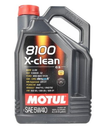 MOTUL 8100 X-CLEAN 5W40 4L