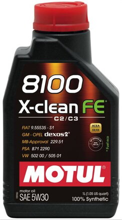 MOTUL 8100 X-CLEAN FE 5W30 1L