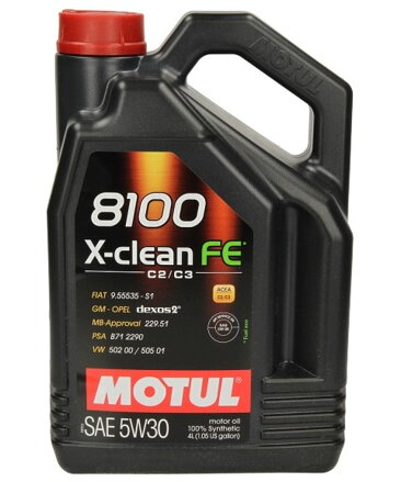 MOTUL 8100 X-CLEAN FE 5W30 4L