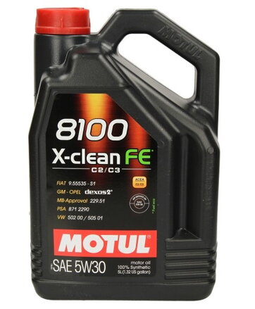 MOTUL 8100 X-CLEAN FE 5W30 5L