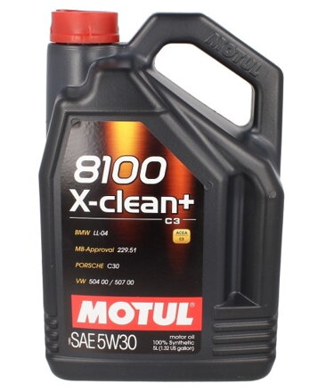 MOTUL 8100 XCLEAN + 5W30 5L