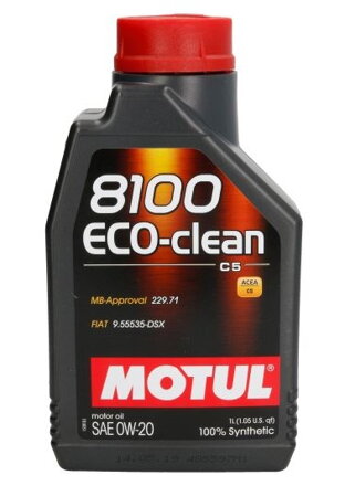 MOTUL 8100 ECO-CLEAN 0W20 1L