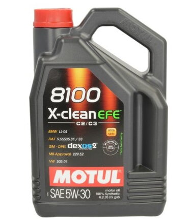 MOTUL 8100 X-CLEAN EFE 5W30 4L