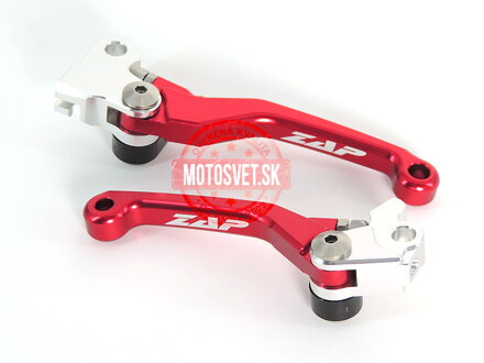 ZAP sada výklopných páčok HONDA CRF 250/450 2004-2006 - červené