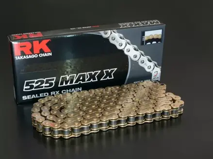 Reťaz RK 525 MAX-X zlatá