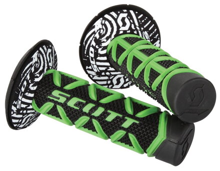 Rukoväte SCOTT DIAMOND + Donut grip zeleno cierne