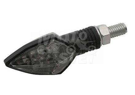 LED smerovky ROCK, čierne, dymové sklíčka, pár