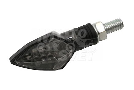 LED smerovky ROCK, carbon, dymové sklíčka, pár