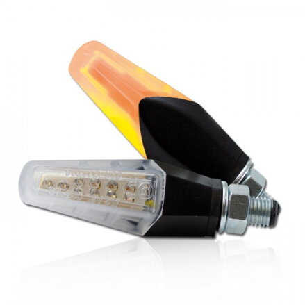 LED smerovky Freeze čierne s priehľadným sklíčkom
