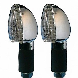 284646 LED smerovky ARROW, titánové, dlhé, číre sklíčko, pár