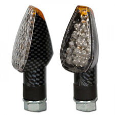 LED smerovky PEAK, carbon, krátka stopka,pár