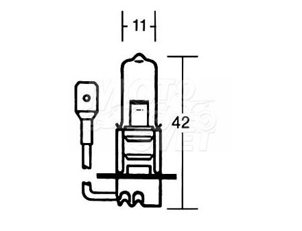 H3 Žiarovka 12V 55W PK22S