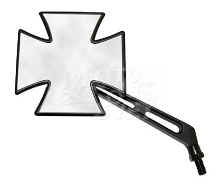 Chopper zrkadlo GOTHIC, čierne, ľavé, kus