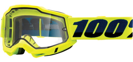 Okuliare 100 PERCENT Accuri 2 Enduro MX Fluo Yellow číre dvojsklo