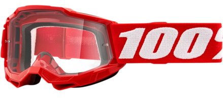 Okuliare 100 PERCENT Accuri 2 Junior Neon Red číre sklíčko