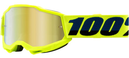 Okuliare 100 PERCENT Accuri 2 Junior Fluo Yellow zlaté zrkadlové sklíčko