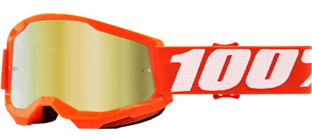 Okuliare 100 PERCENT Strata 2 Junior Orange zlaté zrkadlové sklíčko