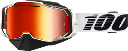 Okuliare 100 PERCENT Armega Snowmobile Lightsaber červené zrkadlové sklíčko