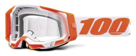 Okuliare 100 PERCENT Racecraft 2 Orange číre sklíčko