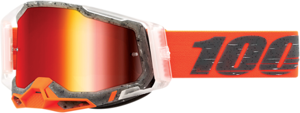 Okuliare 100 PERCENT Racecraft 2 Schrute červené zrkadlové sklíčko