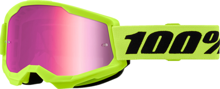 Okuliare 100 PERCENT Strata 2 Neon žlté ružové zrkadlové sklíčko